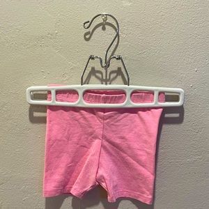 pink toddler shorts